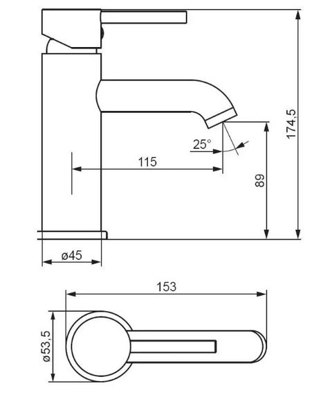 Змішувач для раковини DAMIXA Scandinavian Pure (360210300) | Зображення 3