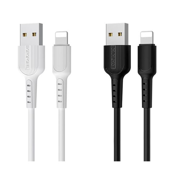 Кабель для зарядки телефона. USB Borofone BX16 Lightning