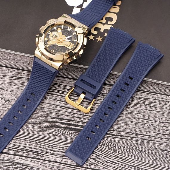 Ремешок для Casio G-Shock GA-100/110 Dark Blue GD | Зображення 2