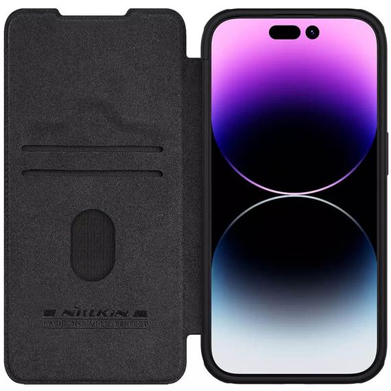 Шкіряний чохол-книжка Nillkin Qin Pro Camshield для Apple iPhone 15 Pro Max (6.7") | Зображення 4