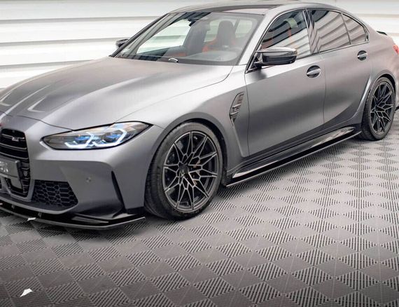 Накладки на пороги V5 (для G80, Карбон) для BMW 3 серия G20/21 2018- гг | Зображення 3