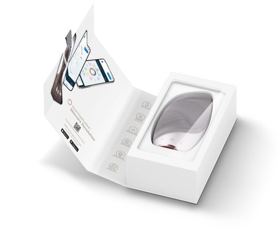 Електронна звукова термо щітка для обличчя GESKE Sonic Thermo Facial Brush 6в1 starlight | Зображення 8