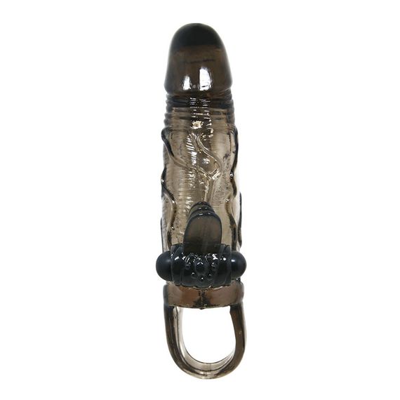 Насадка на член - Brave Man Vibrating Penis Sleeve Black Sex Aura | Зображення 7