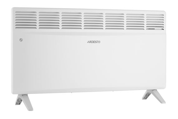 Конвектор електричний ARDESTO  CH-2500MCW, 2500 Вт, 25 м2, закритий нагрів. елемент, IP24, мех. керування, білий (CH-2500MCW) | Зображення 2