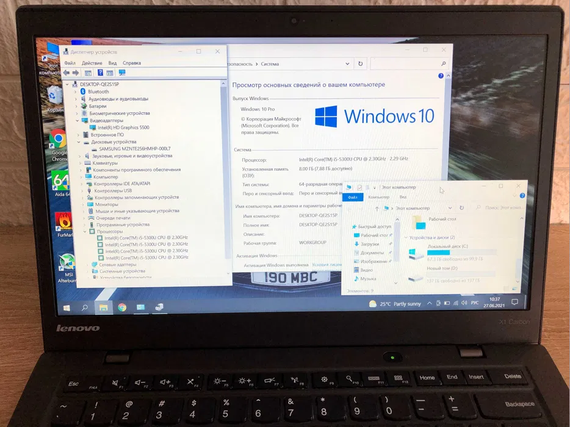 Потужний Ноутбук Lenovo Thinkpad X1 Carbon 3 Gen+Core i5+SSD 256+8 RAM+АКБ 6ч | Зображення 8