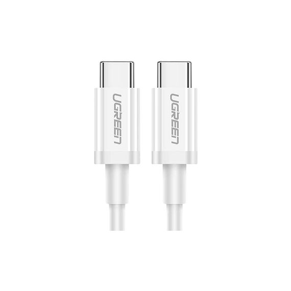 Дата кабель USB-C to USB-C 2.0m 18W US264 White Ugreen (60520) | Зображення 1