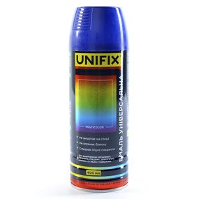 Емаль універсальна акрилова RAL5002 синій ультрамарин глянець 400 мл UNIFIX 951022
