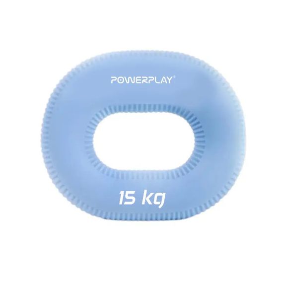 Еспандер кистьовий силіконовий PowerPlay PP-4336 Hand Grip Light 15 кг (Блакитний)