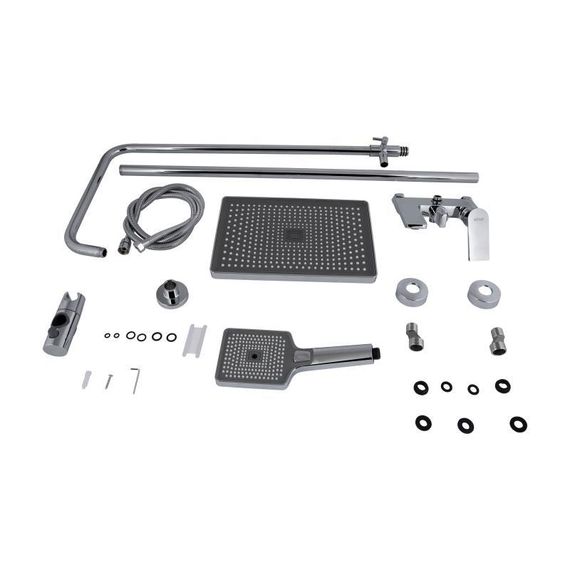 Душова система універсальна Qtap Aries на три споживача (з виливом) QTARI111CRM45560 Chrome | Зображення 7