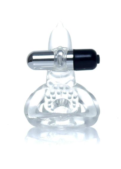 Ерекційне кільце - Dolphin Vibro CockRing Clear Sex Aura | Зображення 3
