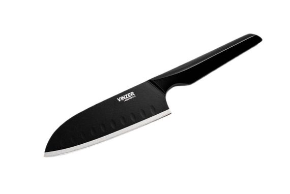 Нож Santoku Vinzer Geometry Nero Line VZ-50301 12,7 см