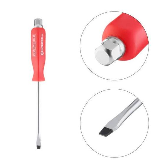 Викрутка ударна SL6x125мм INTERTOOL HT-04831 | Зображення 1