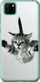 Чехол на Huawei Y5p Летящий котёнок "2322u-1936-17620"