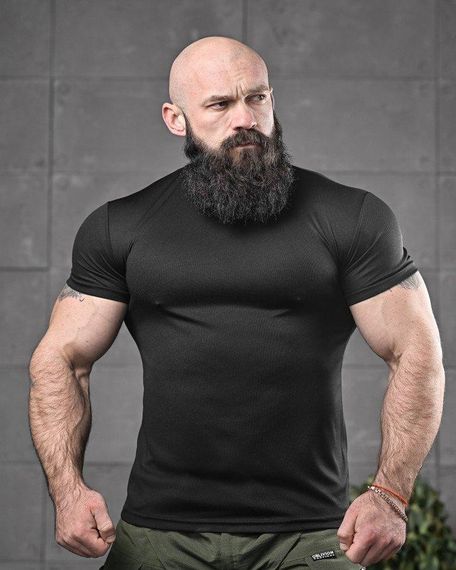 Тактична потоотводна футболка odin всесвіт чорна ДЛ6545 | Зображення 1