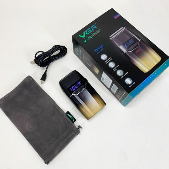 Бритвы электрические VGR V-308, Портативная сеточная бритва, Електробритва для бороды PR-50 | Зображення 7