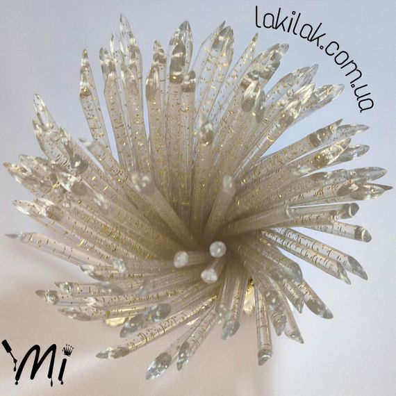 Золотисті пластикові апельсинові палички Mi 33шт (9,5см)