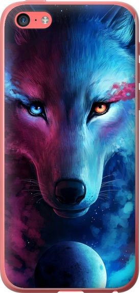 Чехол на iPhone 5c Арт-волк "3999u-23-17620"