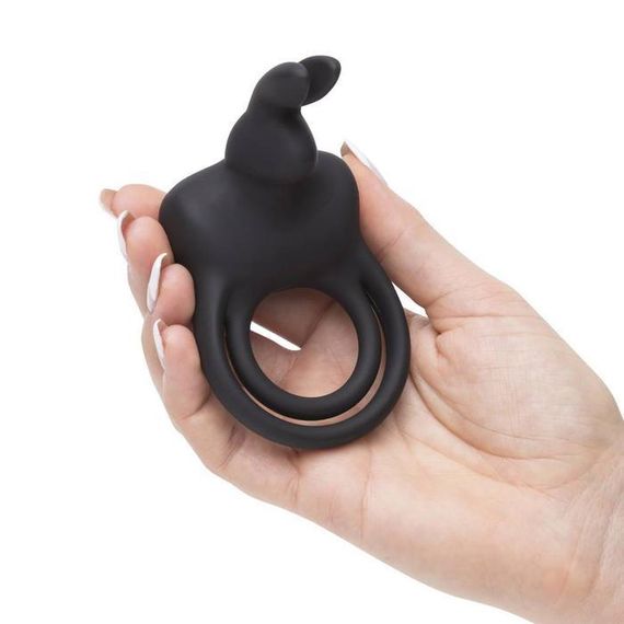 Подвійне ерекційне кільце з вібрацією Happy Rabbit Stimulating Rechargeable Rabbit Cock Ring | Зображення 3