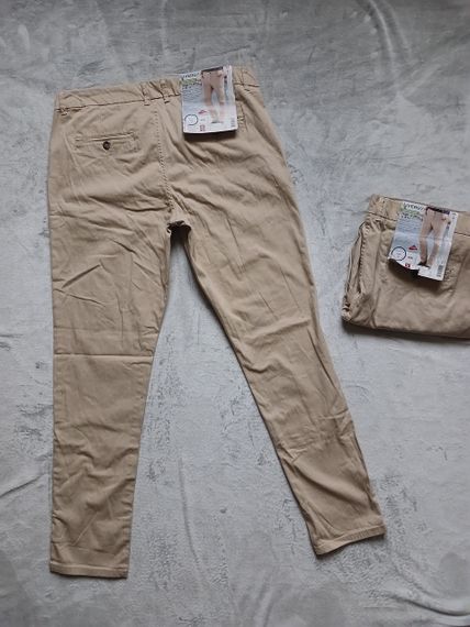 Чоловічі штани чиноси завужені livergy XXL | Зображення 1