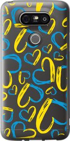 Чехол на LG G5 H860 Сердца UA "5292u-348-17620"