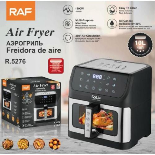 Повітряна фритюрниця з економією олії 90% RAF R-5276 10L 1800Вт (46361-R.5276_2798) | Зображення 2