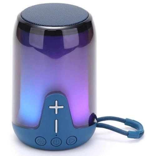 Портативна колонка TG652 5W з RGB підсвічуванням та ремінцем. KY-704 Колір: синій | Зображення 6