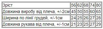 Комбінезон ясельний для дівчинки Носи своє 62 Помаранчевий (p-13616-151827) | Зображення 3
