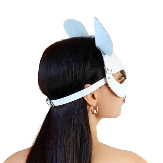 Шкіряна маска мишки Art of Sex - Mouse Mask, колір Білий sexstyle | Зображення 1