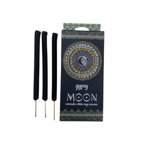 Грубі аромапалички Біла Шавлія  Gypsy Moon Nomadic White Sage 6 шт. в уп. Banjara 8901234591161