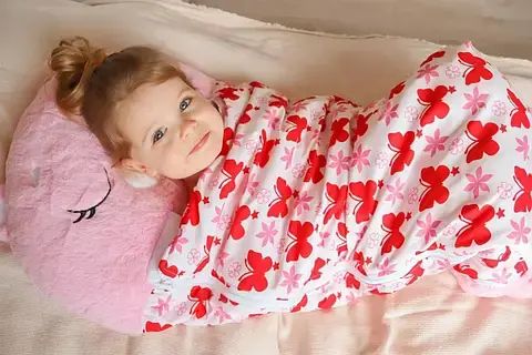 Єдиноріг Дитячий спальний мішок на блискавці 3 в 1 іграшка подушка спальник та вбудована подушка | Зображення 5