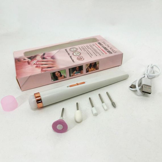 Фрезер для манікюру та педикюру Flawless Salon Nails, фрезер ручний для манікюру. XN-703 Колір: білий | Зображення 3