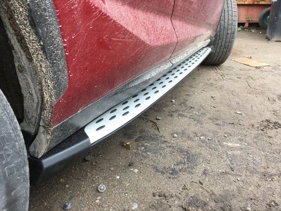 Боковые подножки Оригинал V1 (2 шт) для Lexus NX 2014-2021 гг | Зображення 1