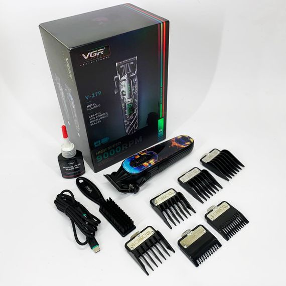 Акумуляторна машинка для стрижки VGR V-279 RED | Зображення 2