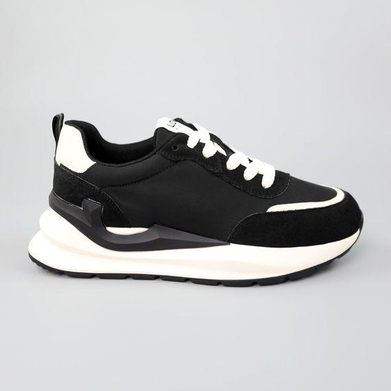 Кросівки жіночі замшеві 588307 Чорні 36 37 38 39 40 41