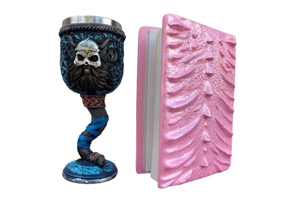 Подарунковий набір Келих 3D Молот Тора Вікінг і Блокнот 3D «Дракон Єдинорога» | Зображення 1