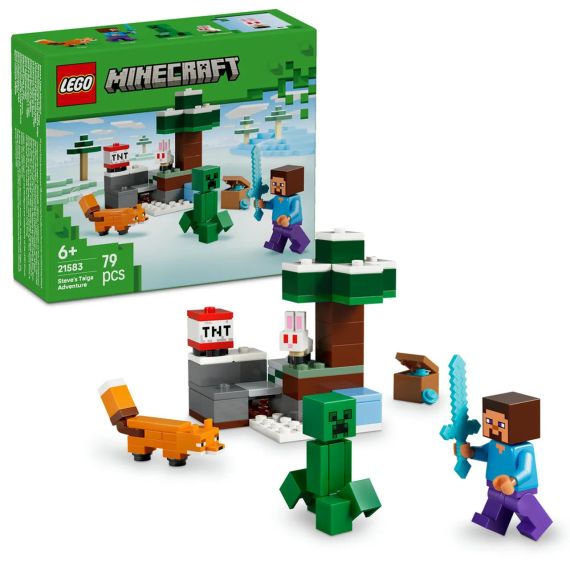 LEGO Minecraft 21583 Пригоди Стіва у тайзі | Зображення 1