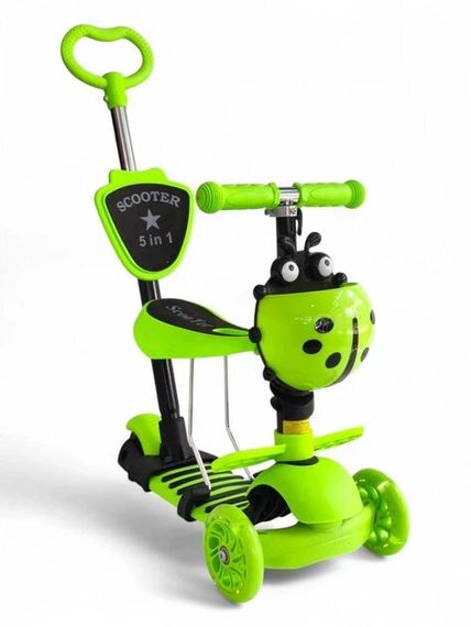 Самокат дитячий 3-х колісний SC2501 Салатовий shop (2000999551376)