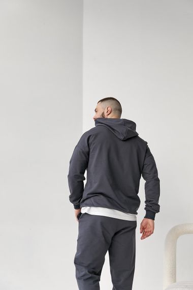 Чоловічий спортивний костюм колір графіт р.S 421100 | Зображення 5