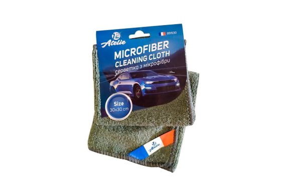 Серветка з мікрофібри 30х30 см (сіра) 12 Atelie 9515301