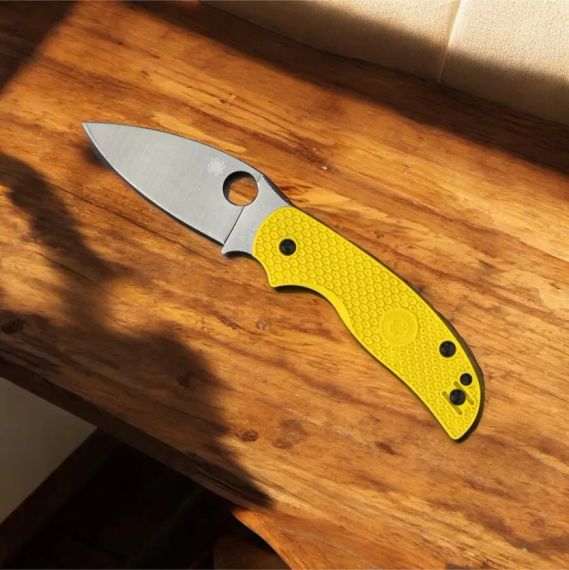 Ніж Spyderco Sage 5 Lightweight CPM MagnaCut FRN Yellow | Зображення 2