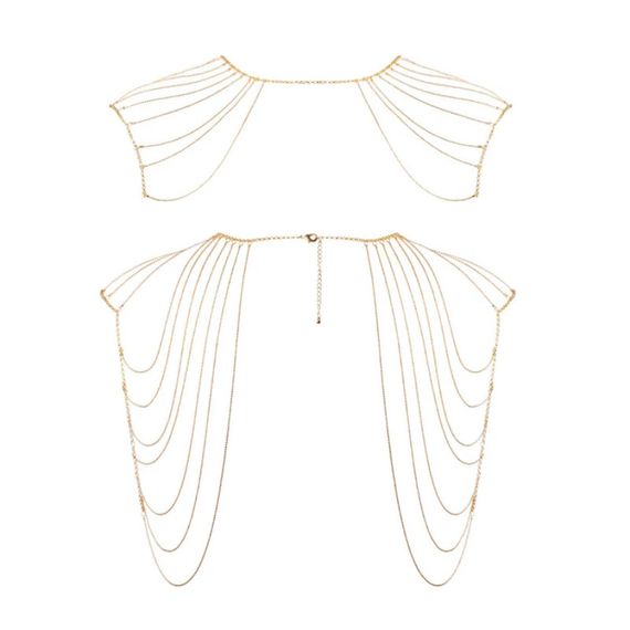 Цепочка на плечи Bijoux Indiscrets золотистая sexstyle | Зображення 4