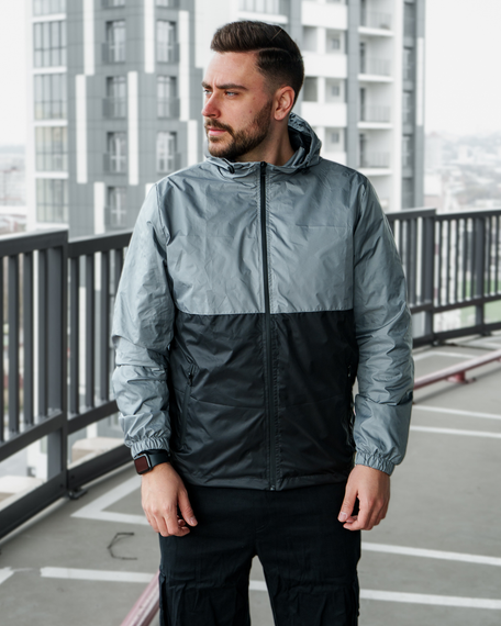 Ветровка Фэнтези серо-черный S XL | Зображення 8