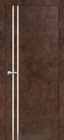 Двері Korfad Aluminium Loft Plato ALP-01 Арт бетон