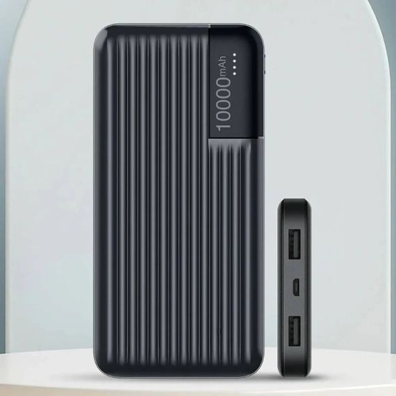 Зовнішній акумулятор PowerBank 10000 mAh, LENYES PX161 / Портативний акумулятор / Повербанк для телефона / УМБ | Зображення 3