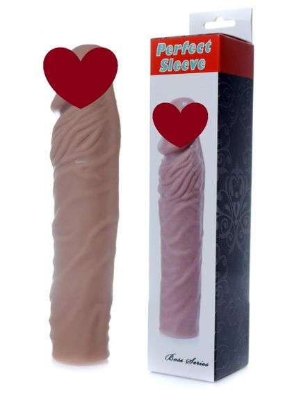 Насадка на член Perfect Sleeve Mulatto extends 4 cm sexstyle