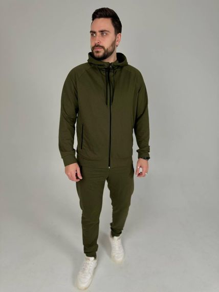 Чоловічий спортивний костюм база хакі | Зображення 1