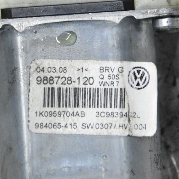 Моторчик склопідйомника задніх правих дверей Volkswagen Passat B6 2005-2010 Фольксваген Пасат 1K0959704AB | Зображення 2