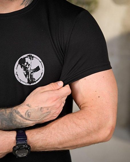 Тактична потоотводяща футболка battle black ПП4649 | Зображення 4