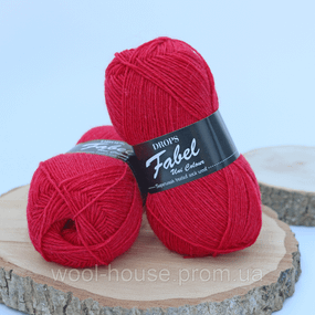 Шкарпеткова пряжа Drops Fabel - Uni print, 106 Red