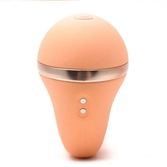 Kistoy Tina Mini — вакуумний вагінально-кліторальний вібратор для точки G, 10+3 режимів, оранжевий | Зображення 6